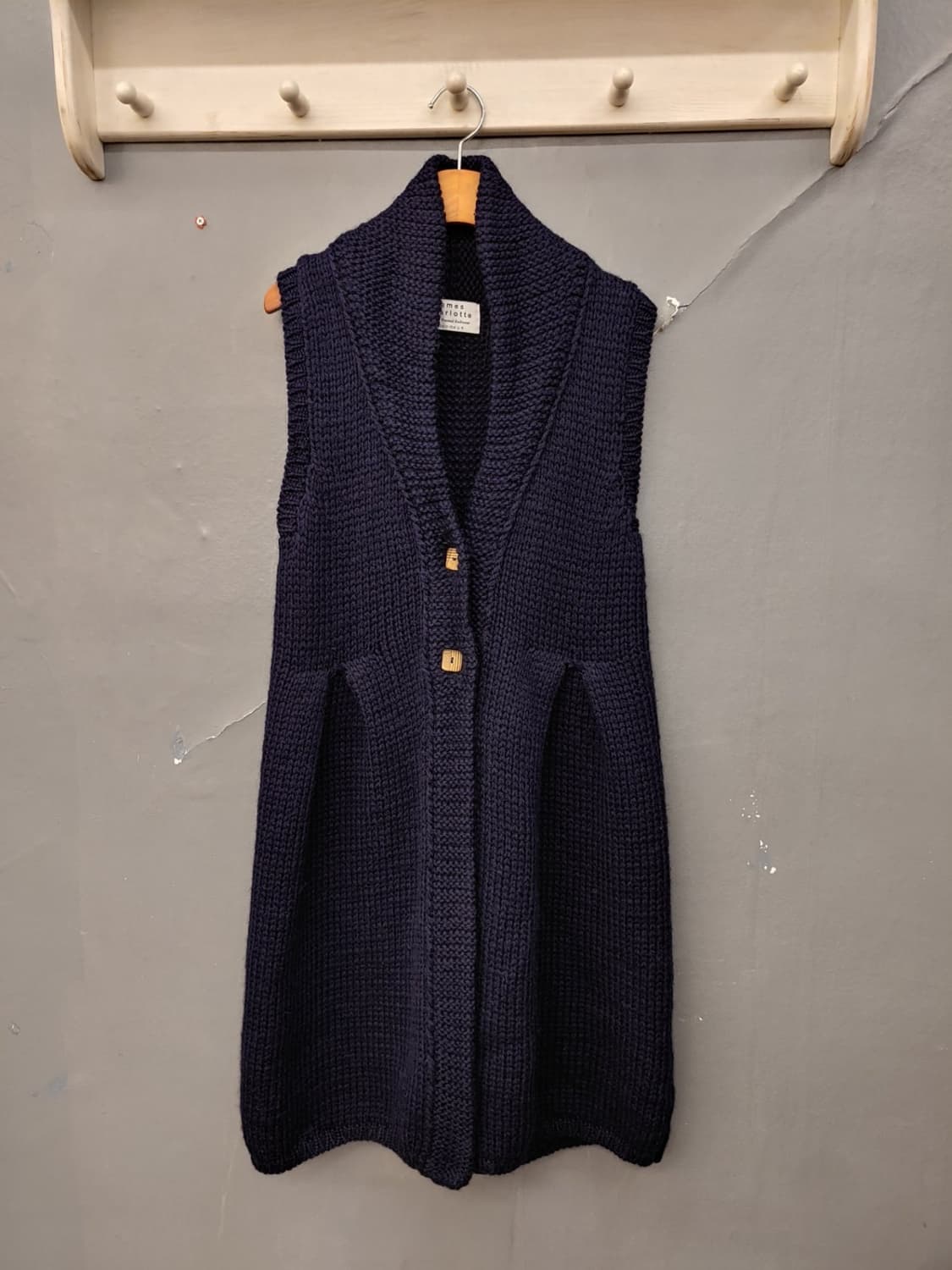 영국핸드매이드울조끼 상품이미지1