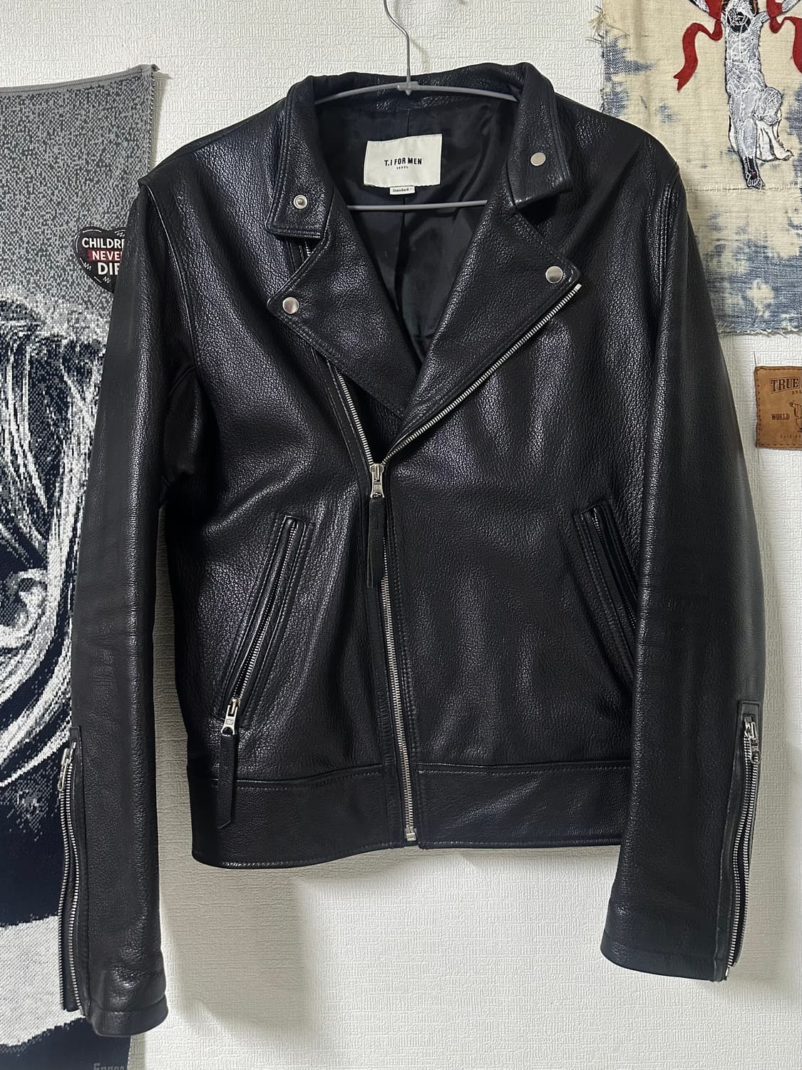 ti for men 고트스킨 레더자켓 상품이미지1