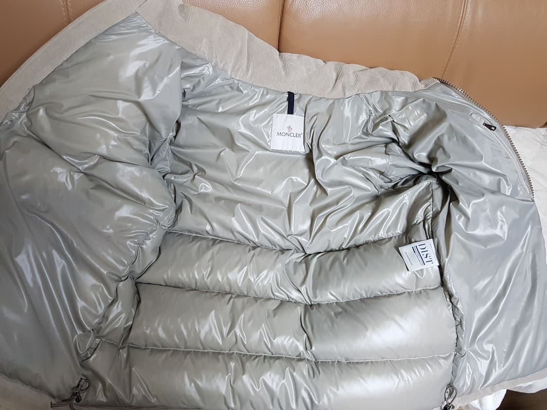 몽클레어 마야 코듀로이 패딩 베이지 상품이미지5