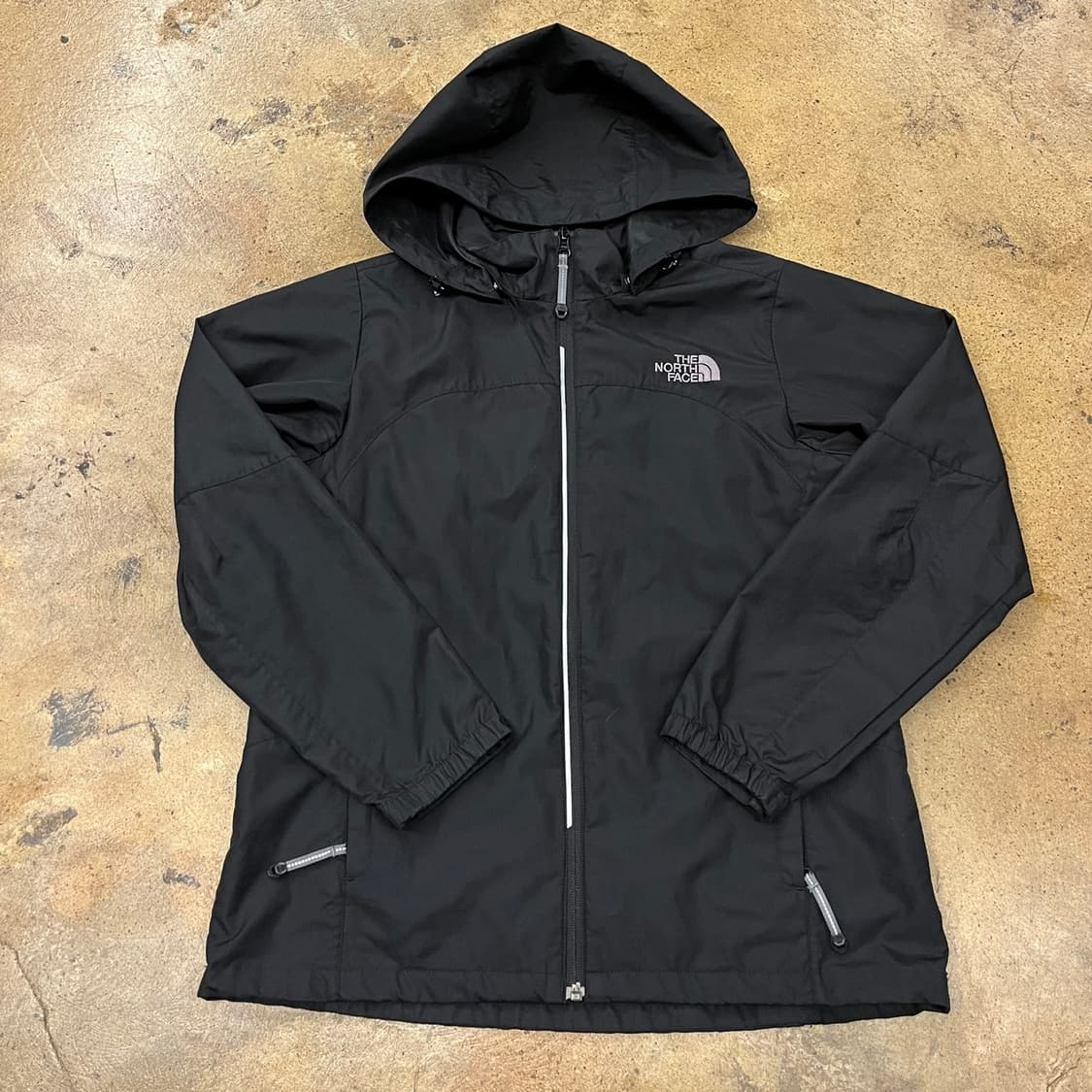 [정품/L] 노스페이스 블랙 바람막이 후드 자켓 b17 상품이미지2