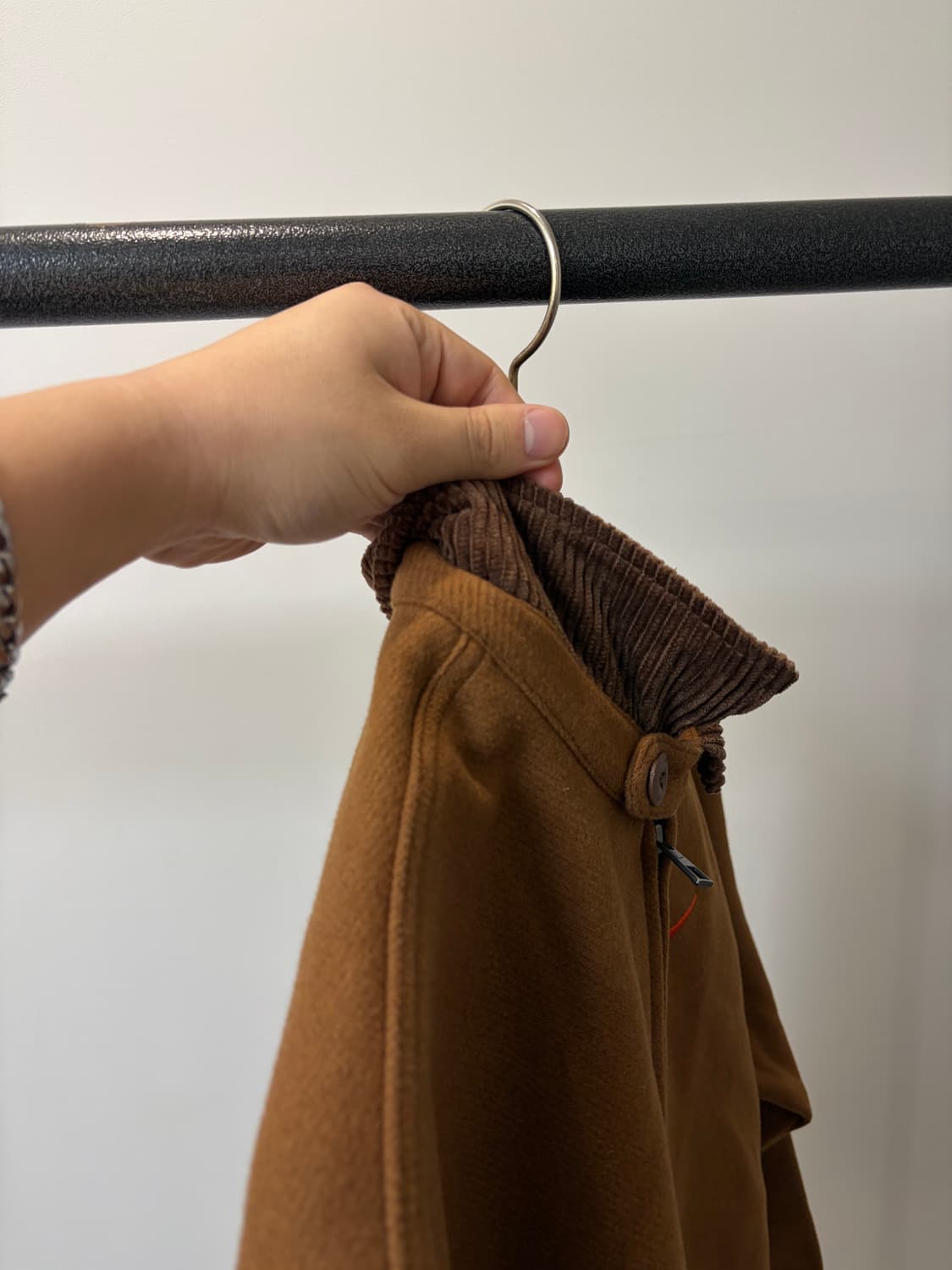 (S) Nike 나이키 오렌지 스우시 울 블루종 자켓 상품이미지4