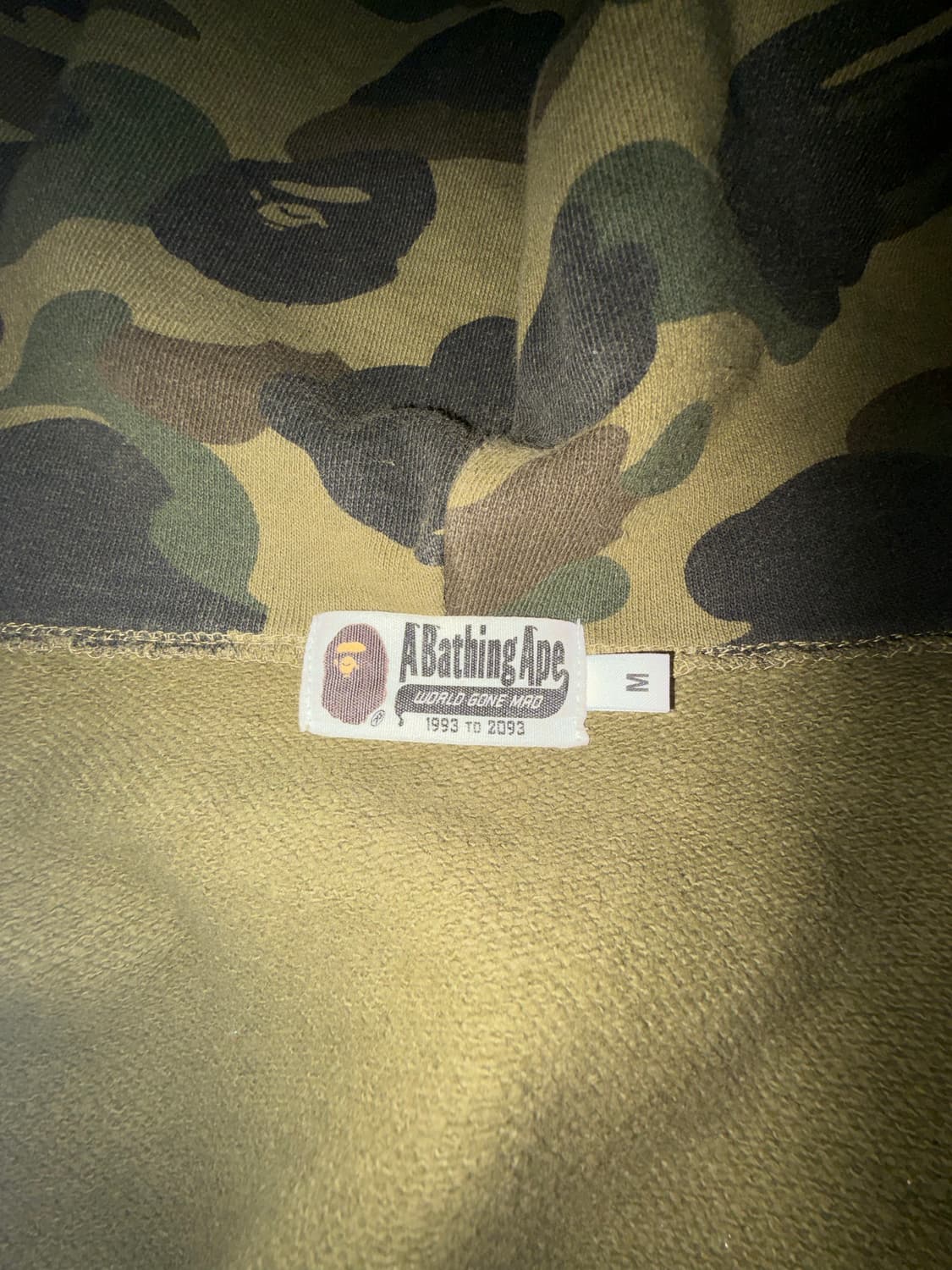 ❗️정품❗️베이프 샤크후드 녹계 M 상품이미지8