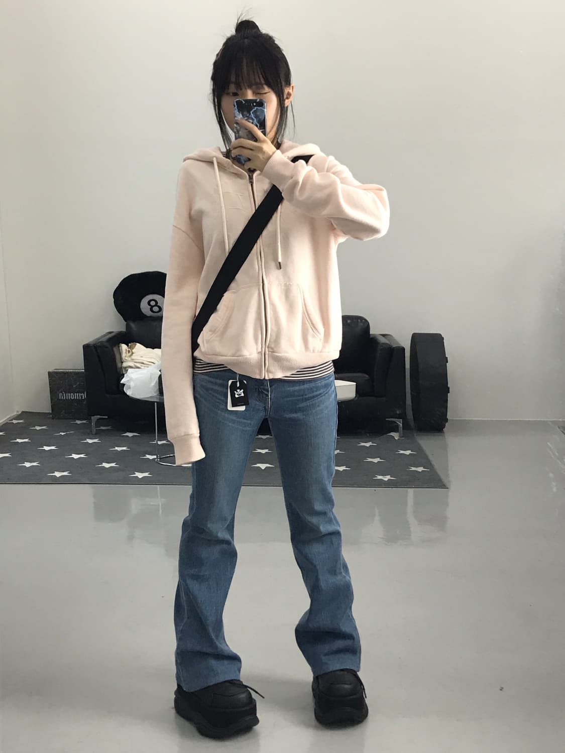 Abercrombie & Fitch Pink Hoodie Zip-Up 상품이미지1