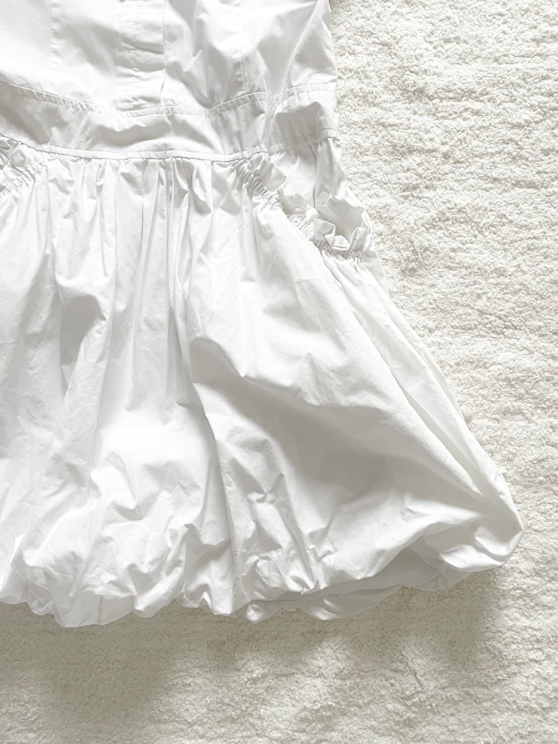 후드 러플 미니 드레스 상품이미지3