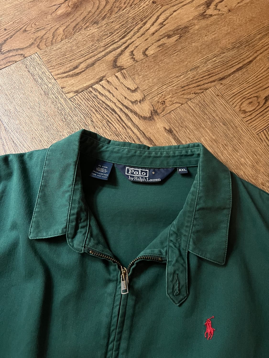 [2XL]폴로 랄프로렌 빈티지 그린 오버핏 베이포트 자켓 상품이미지2