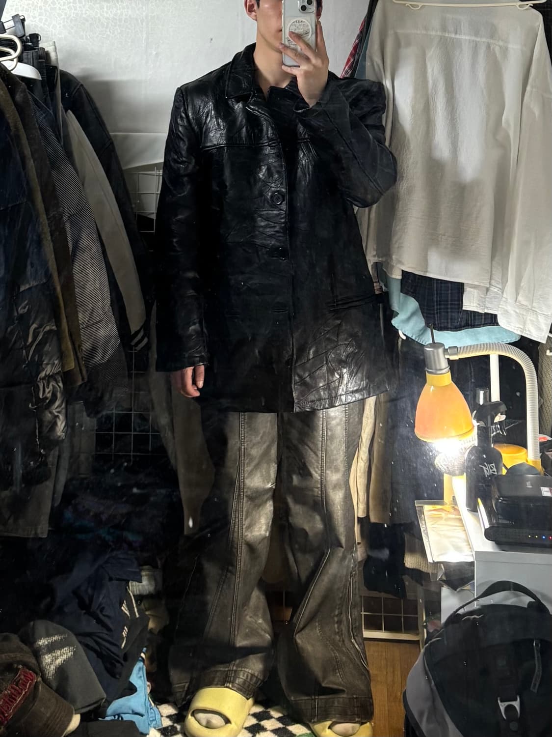 Japanese Sheep Skin Genuine Leather 자켓 M 상품이미지2