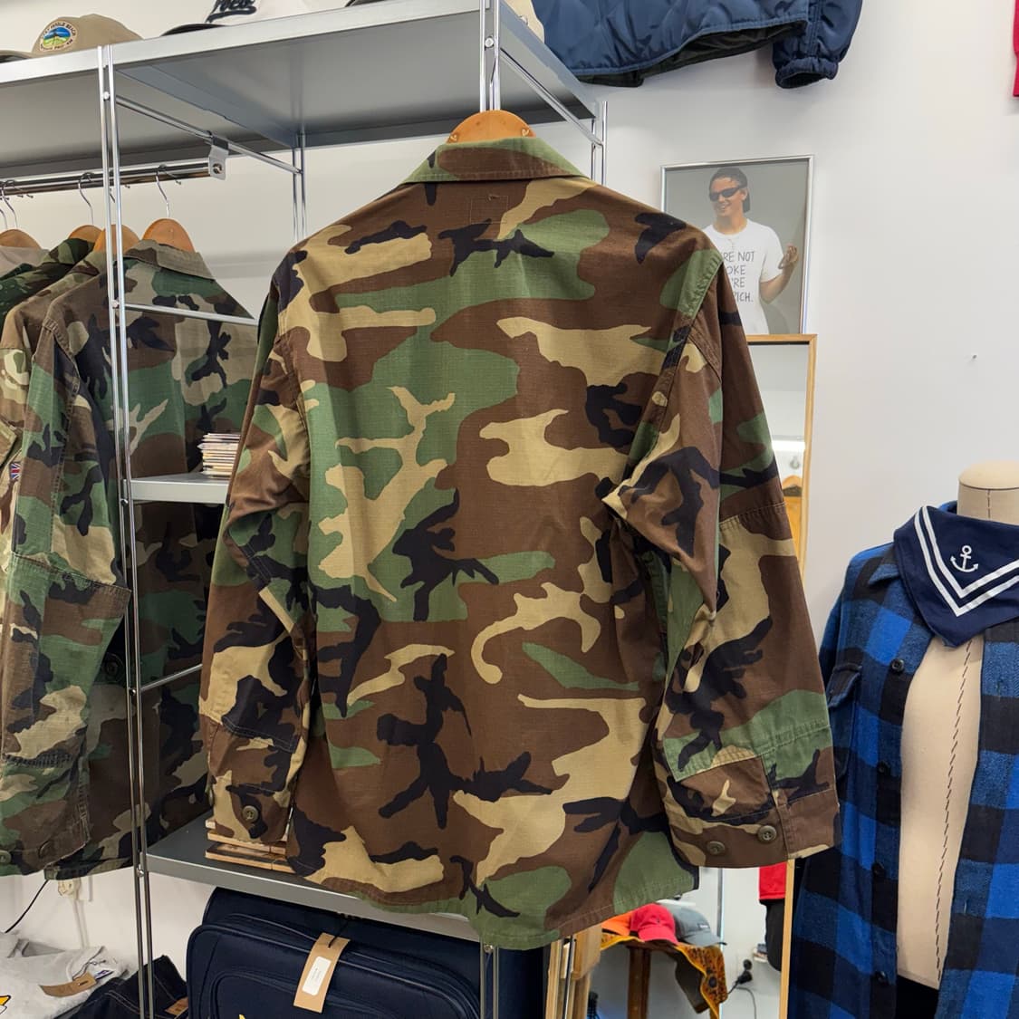 US Army 미군 우드랜드 카모 셔츠 자켓 (L)  상품이미지3