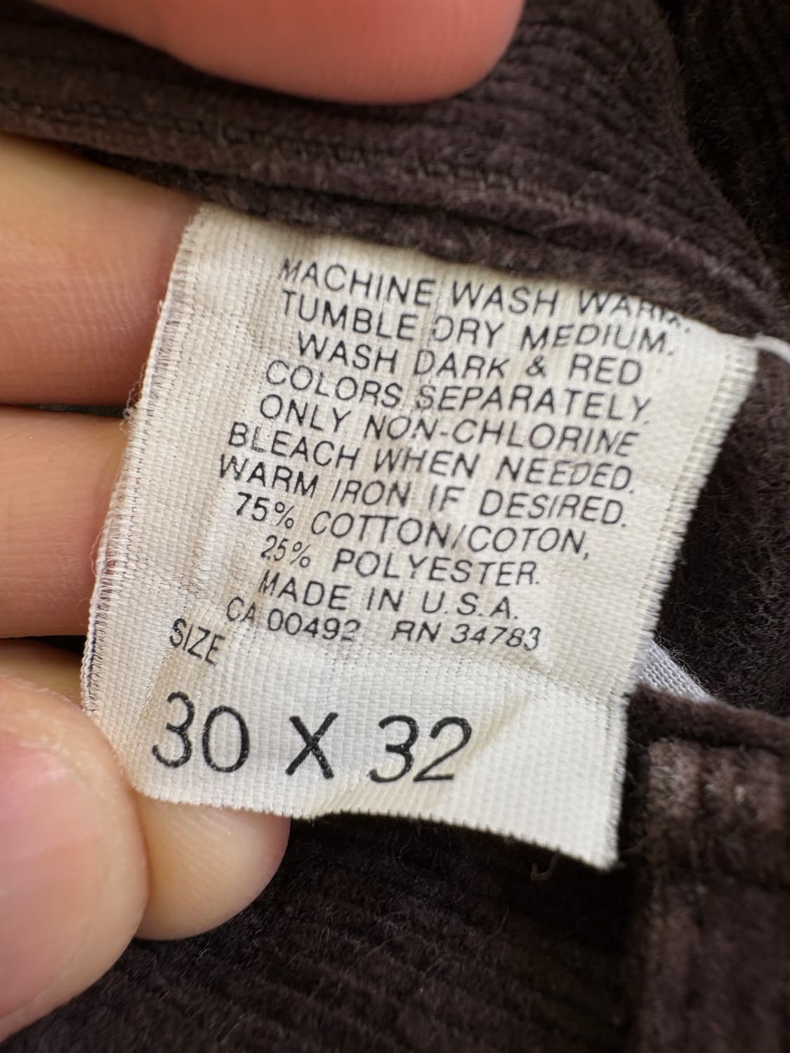 LEE (Made in USA) 코듀로이팬츠 상품이미지6