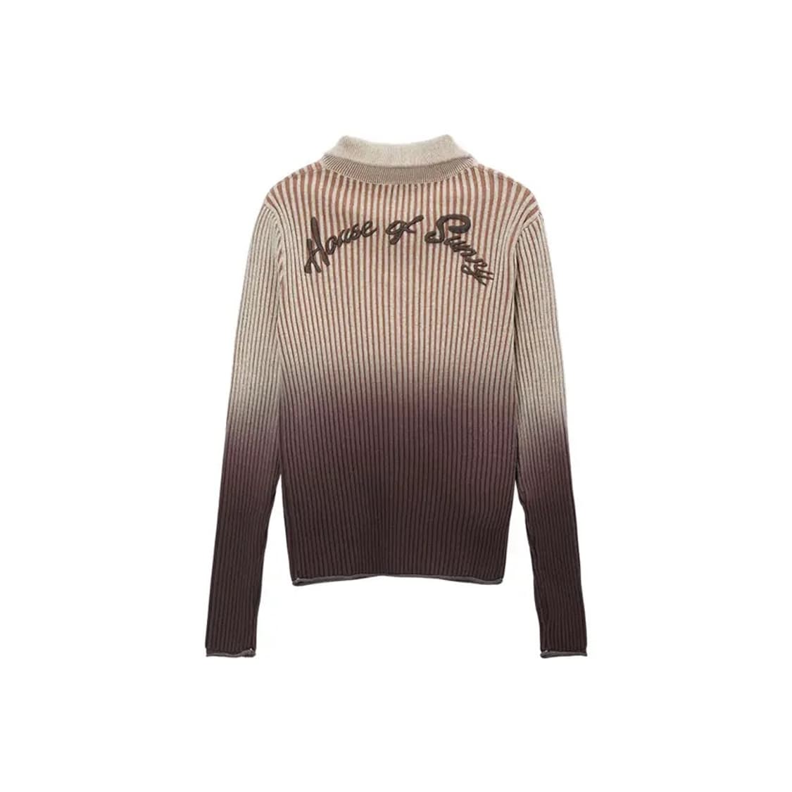 하우스오브써니 우먼 베로나 옴브레 니트집업 상품이미지2