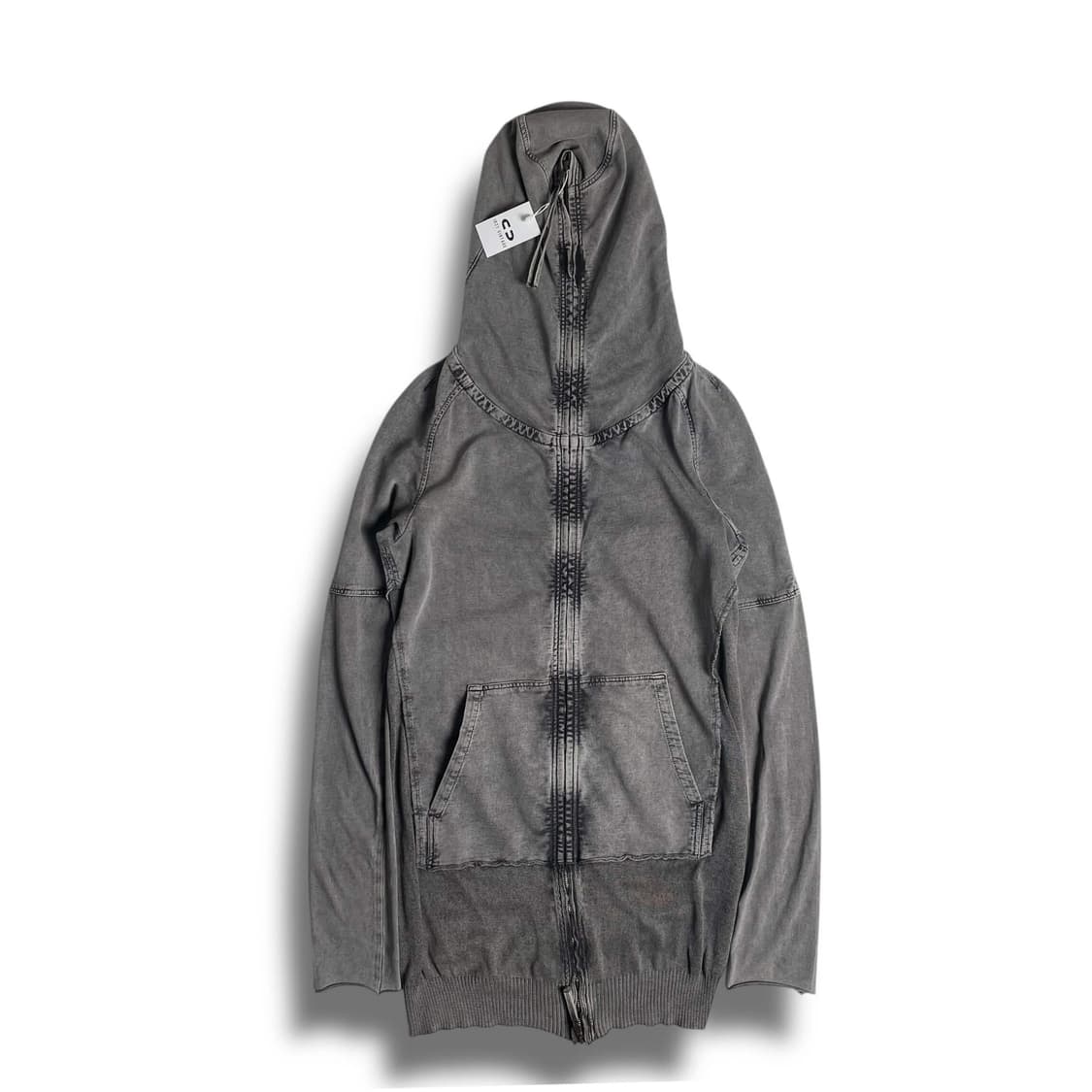 Roque 데님 프린팅 져지 집업 코트 (italy)   상품이미지1