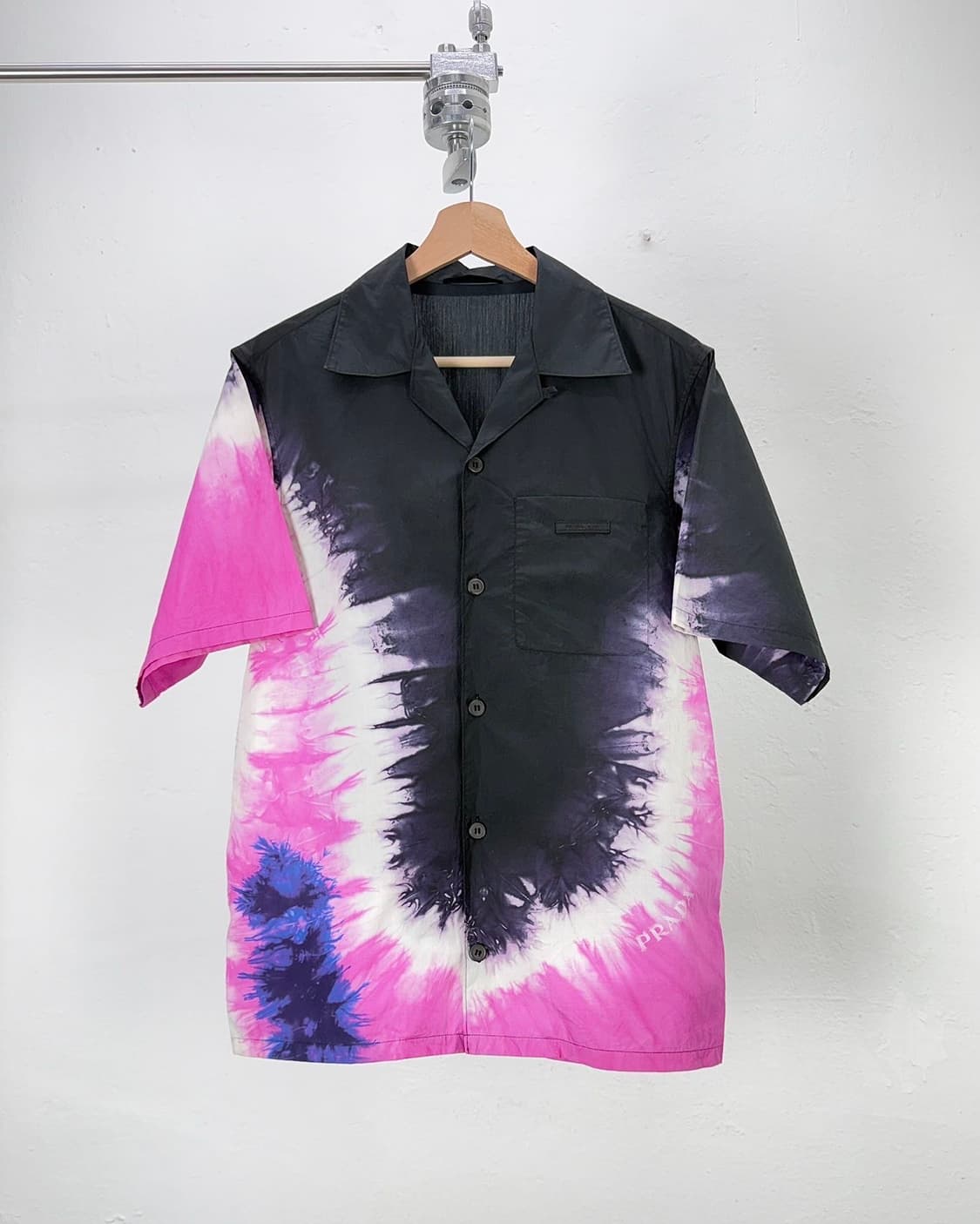 프라다 19ss 하프 타이다이 코튼 숏 셔츠 상품이미지1