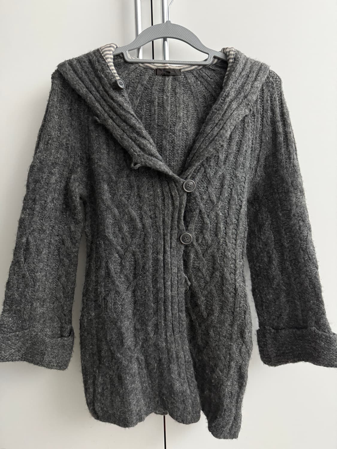 빈티지 후드 가디건 상품이미지1