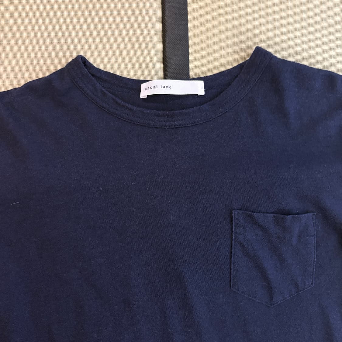 Sacai 사카이 프린지 포켓 반팔티 상품이미지4