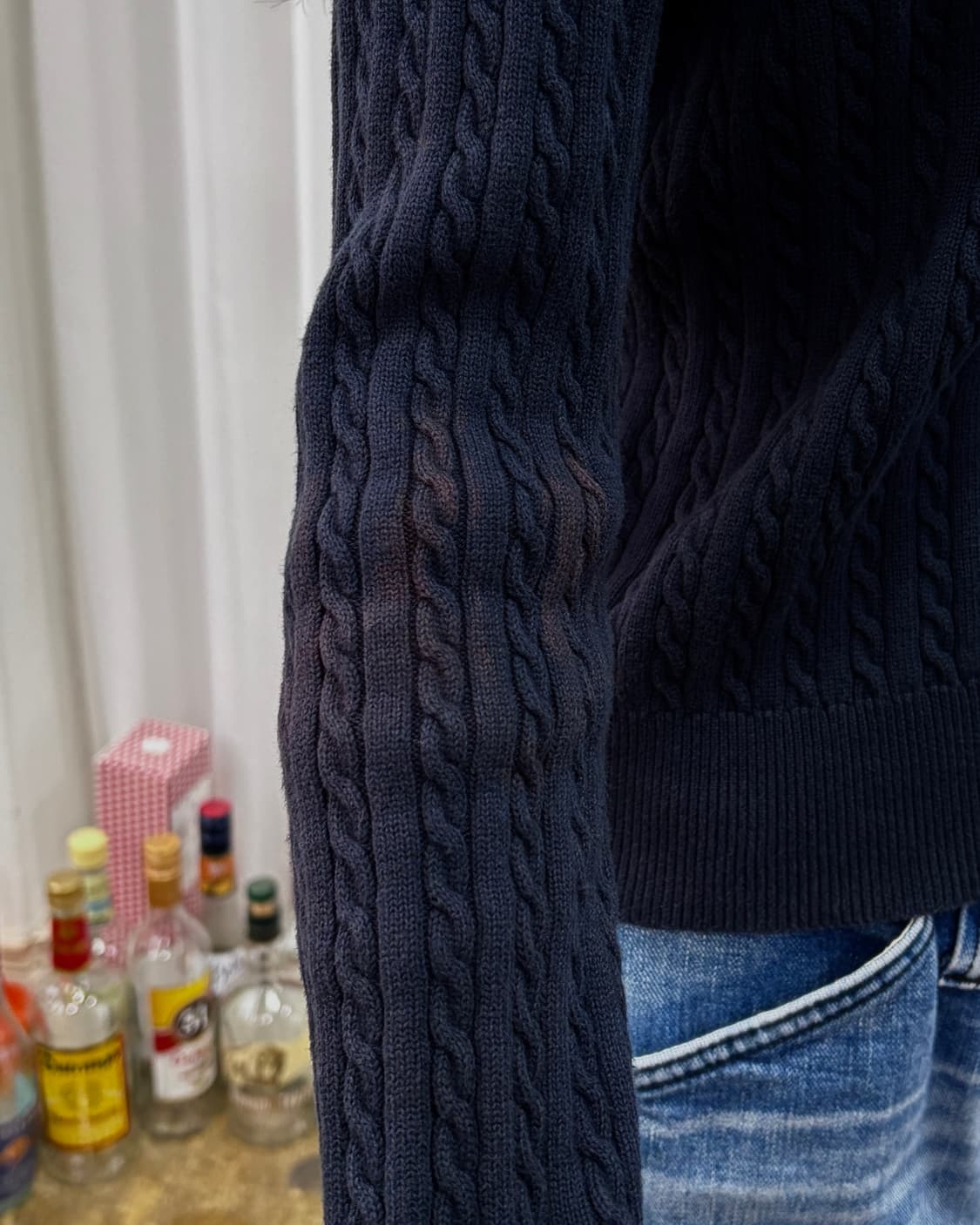 [XL/16]폴로 랄프로렌 걸즈 케이블 니트 가디건 navy 상품이미지8