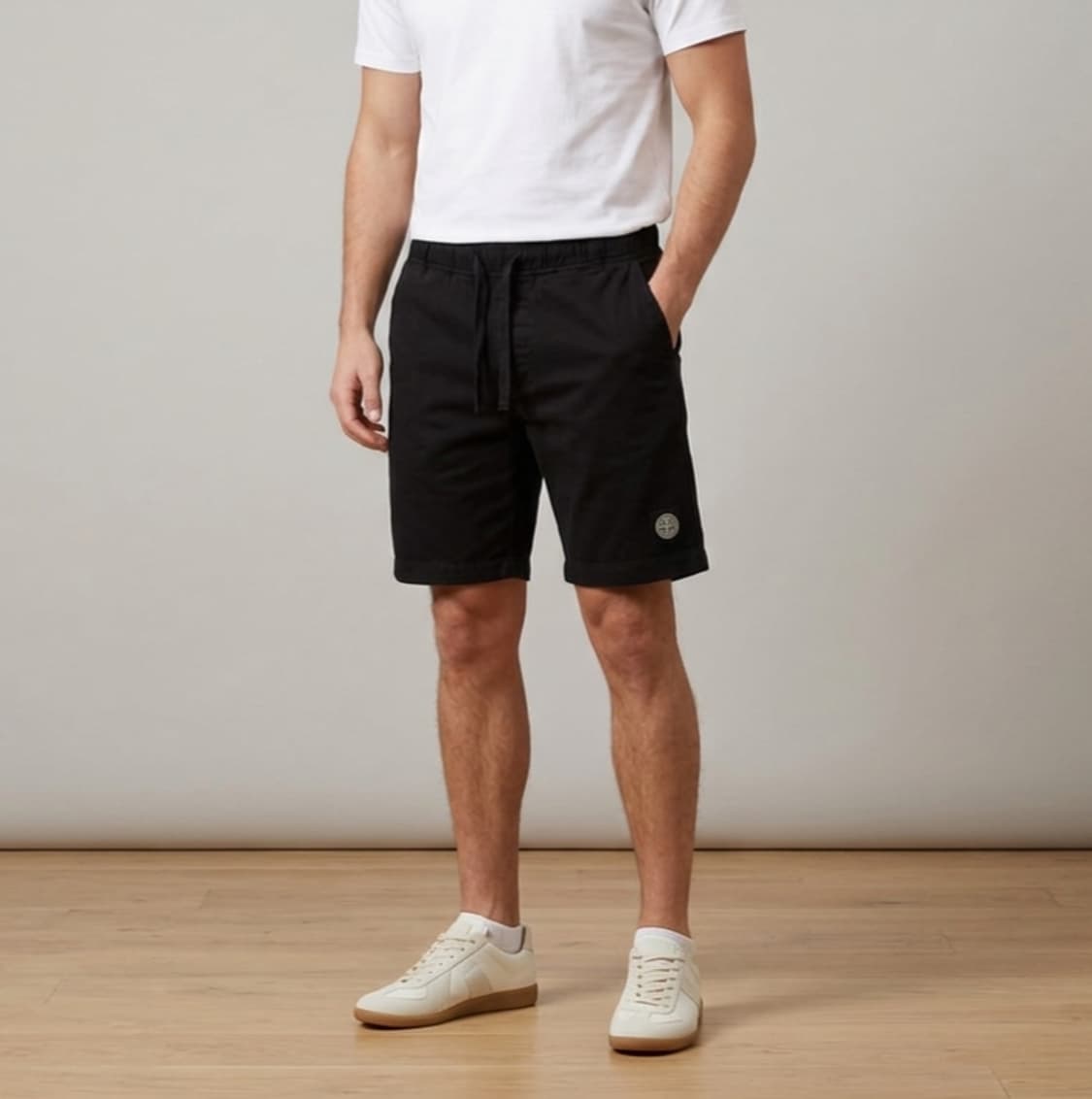 [28]스톤아일랜드 블랙 반바지 상품이미지1