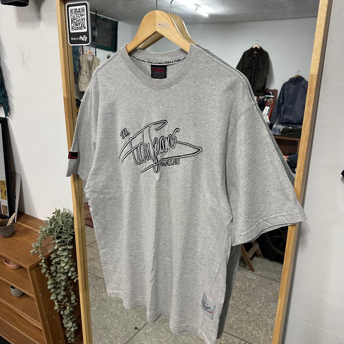 00s Fubu 레터링 티셔츠 상품이미지2