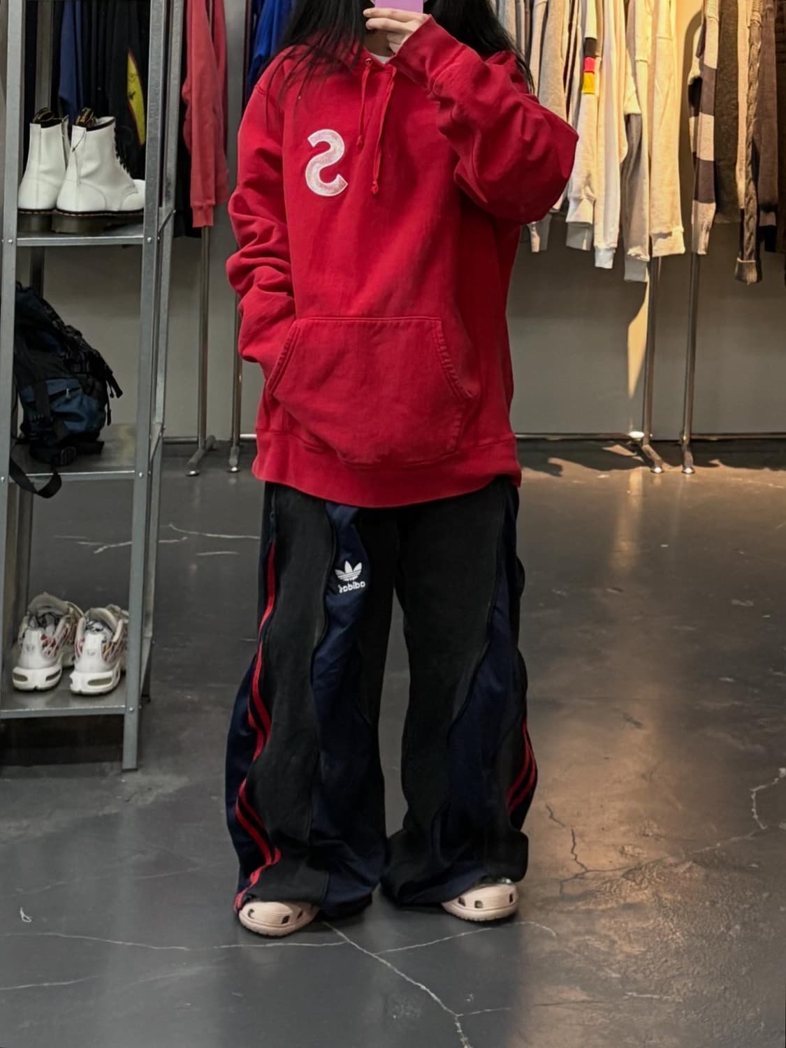 슈프림 S로고 후드 스웨트 셔츠 A2834 상품이미지1