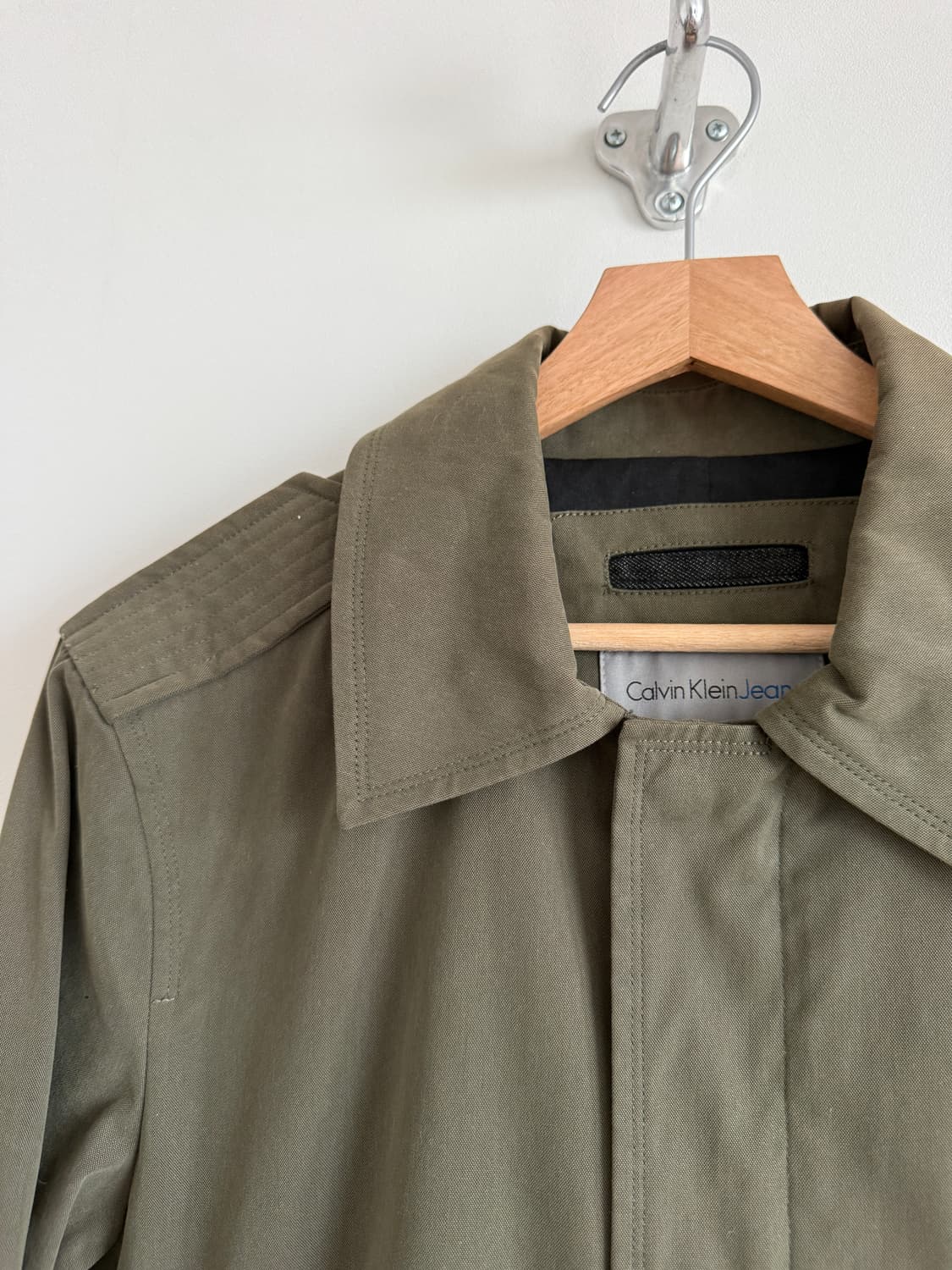 캘빈클라인(CK JEANS) 견장 코튼 코트 상품이미지3