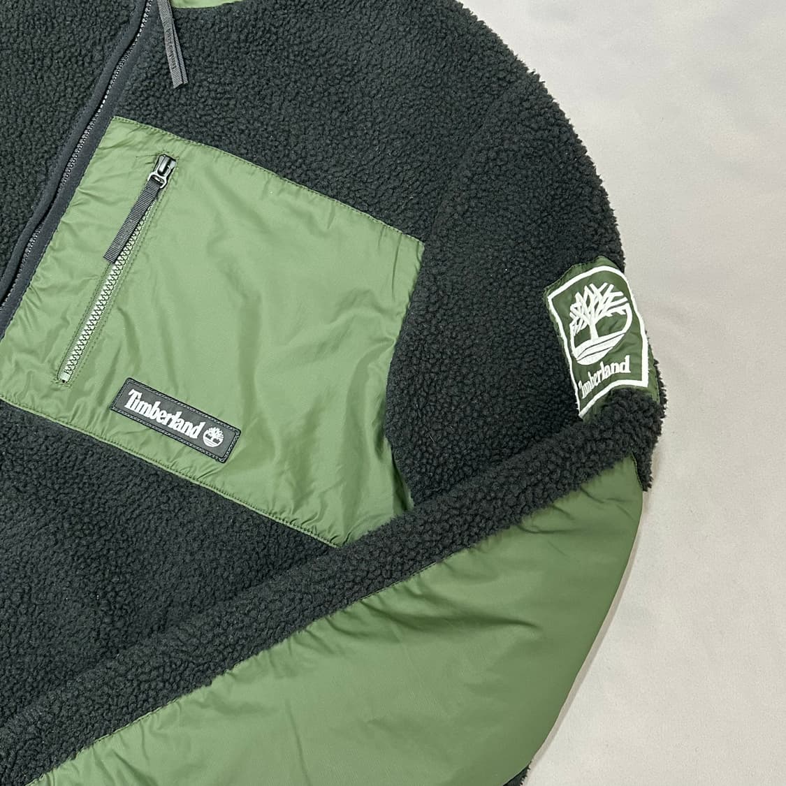 팀버랜드 빈티지 양털 쉐르파 후리스 XL 상품이미지6