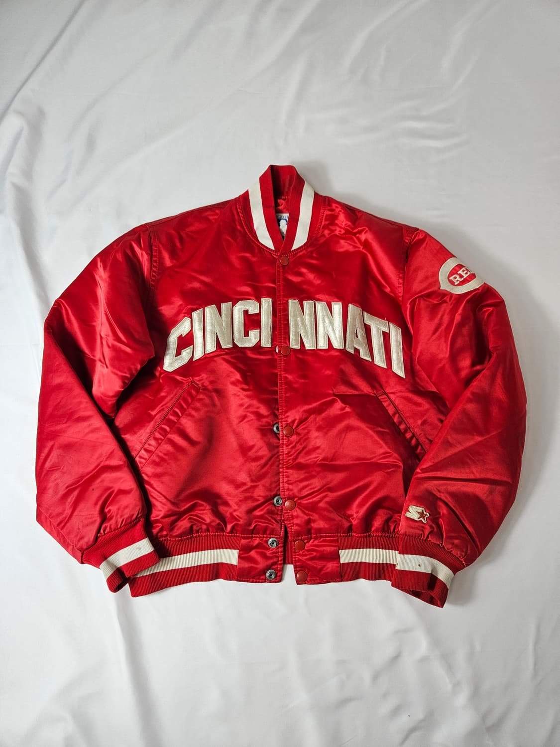 스타터 80s 빈티지 신시내티 봄버 스타디움 점퍼 자켓 아메리칸 올드스쿨 상품이미지1