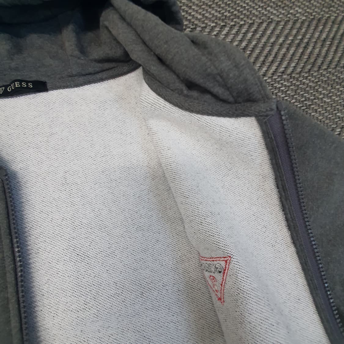 게스 기모 후드집업 남자105 상품이미지6