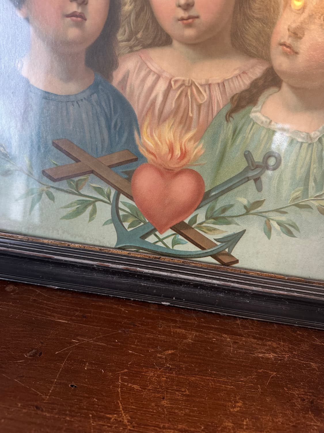 독일)빈티지 세소녀 액자 상품이미지3