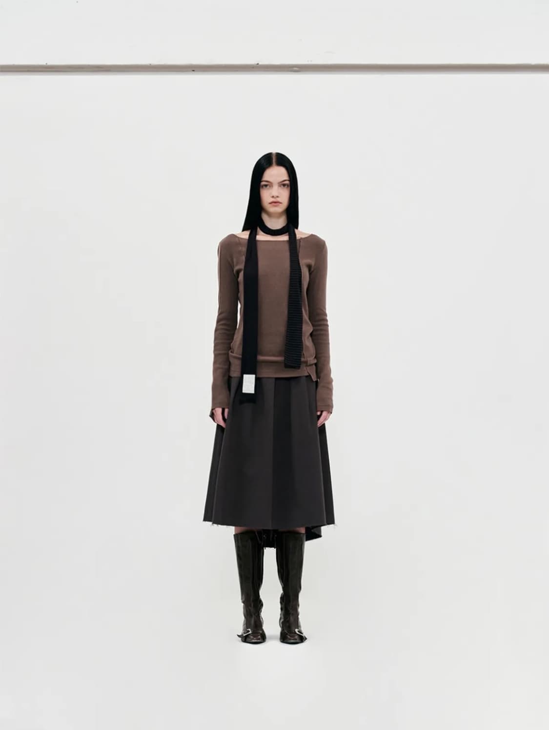 밀로 우먼 져지 스트라이프 스카프 상품이미지3