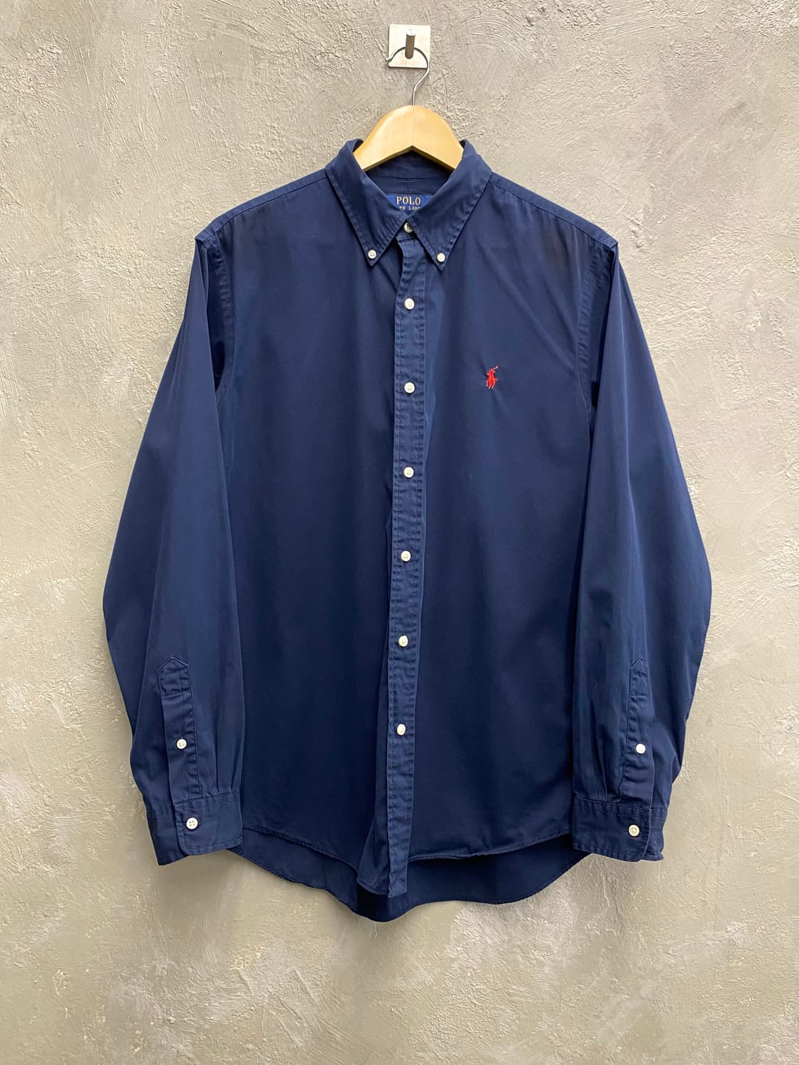 [L] Polo Ralph Lauren 폴로 랄프로렌 네이비 코튼 셔츠 상품이미지1