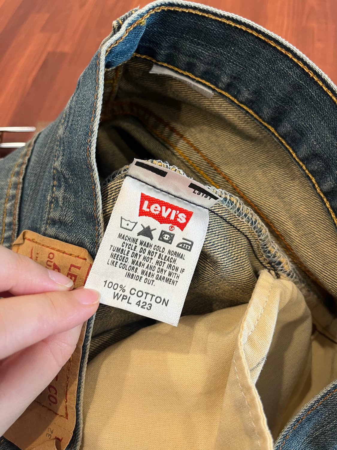 00s Levis 리바이스 501 데님 팬츠 (31-32inch) 상품이미지10