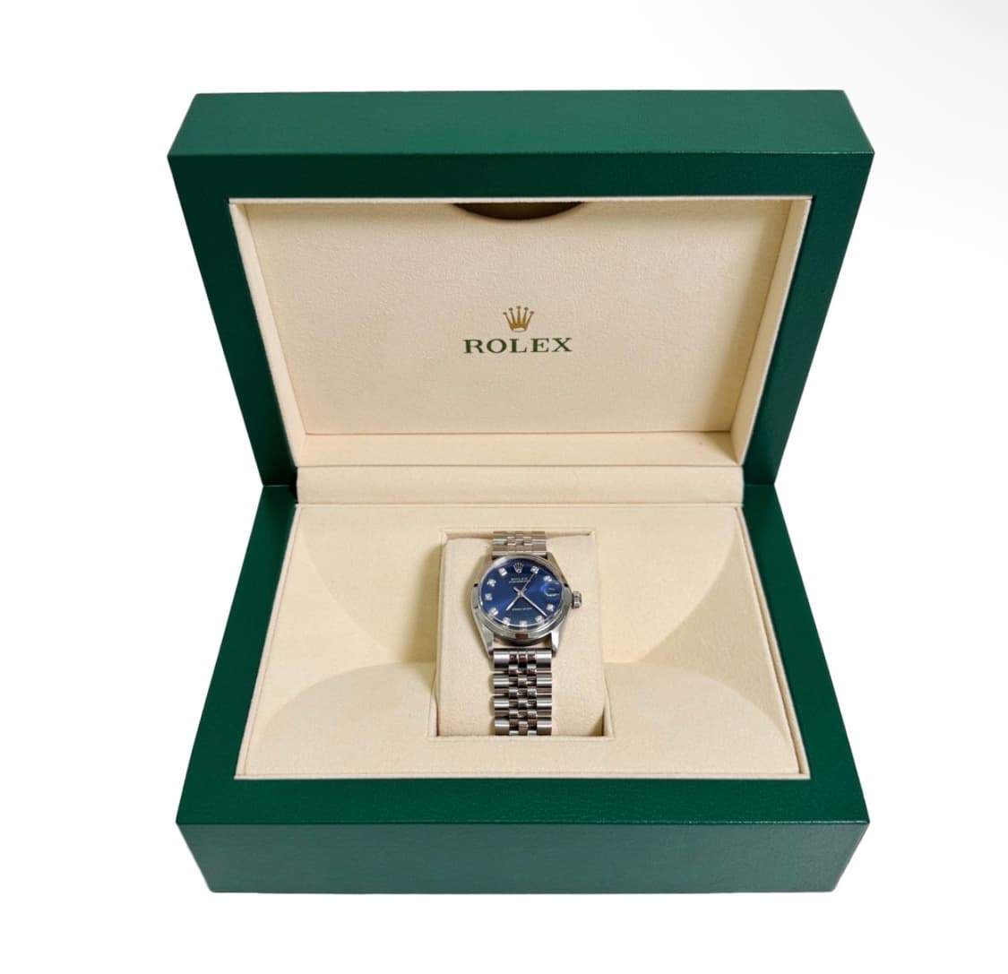 [30mm] 롤렉스 오이스터 퍼페츄얼 청판 빈티지 다이아 10p 6466 상품이미지9