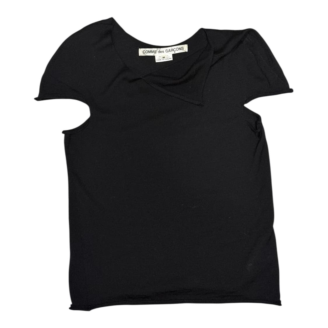 2013 꼼데가르송 울 해체주의 니트 반팔 티셔츠 상품이미지1