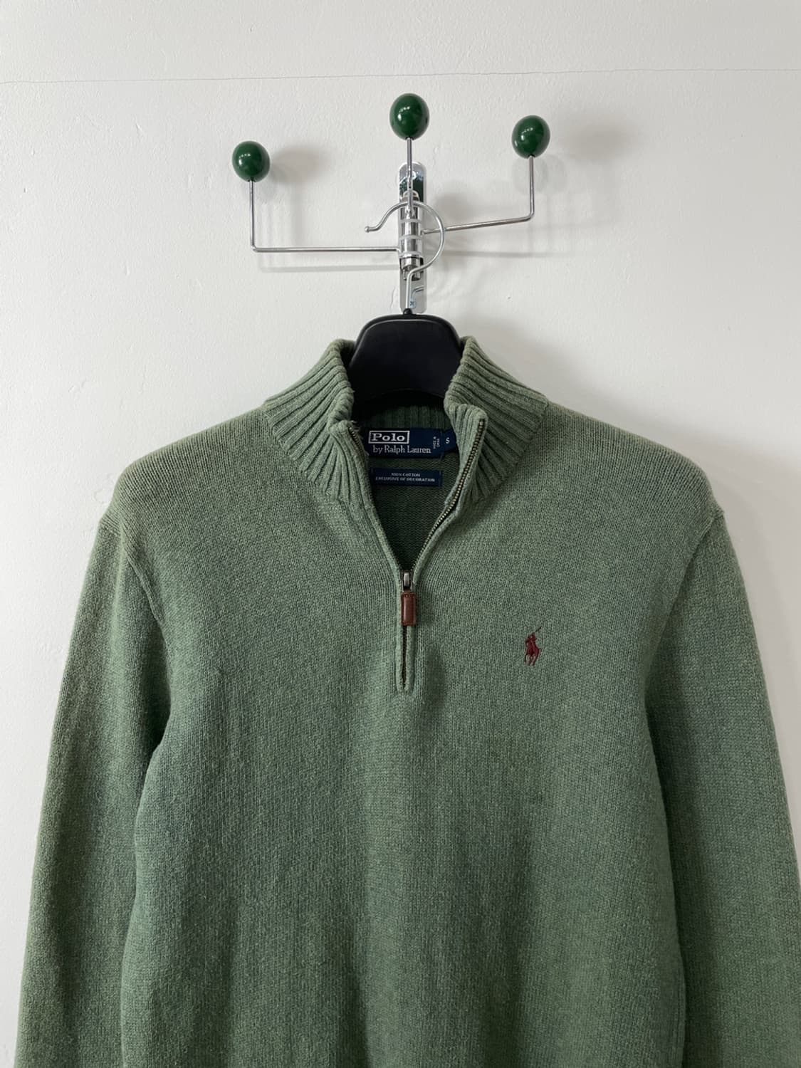 폴로 랄프로렌 하프집업 코튼 니트  상품이미지2