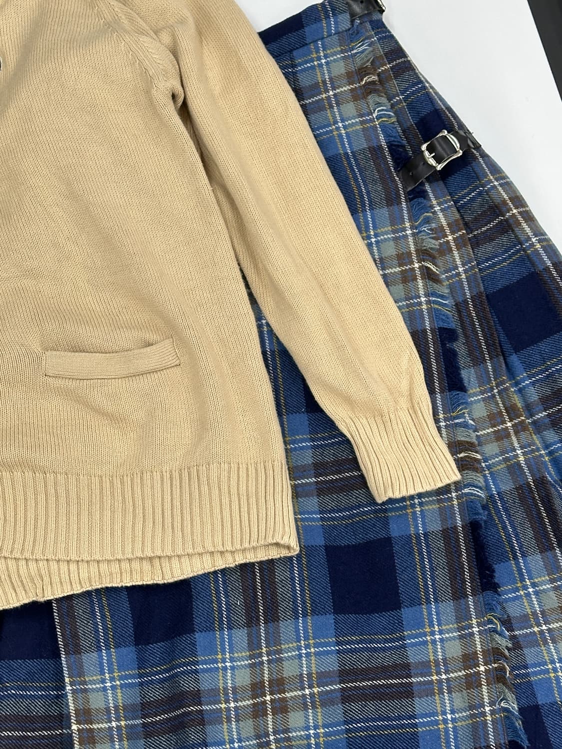 🧁슈슈룬 바닐라 교복 코디세트🧁 학생 하이틴 일본 교복 넥타이 니트 상품이미지2