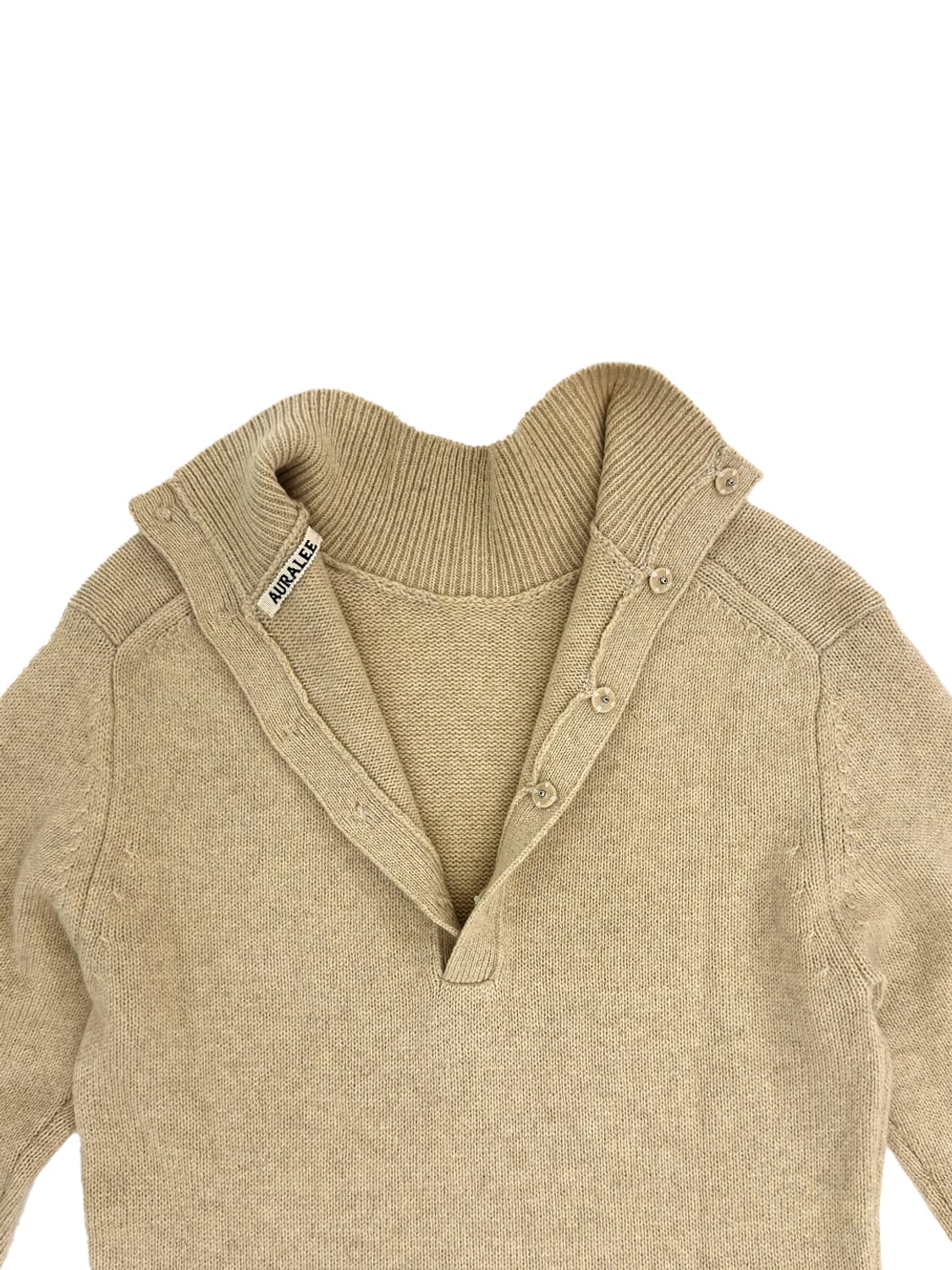 Auralee Buttoned Rib Knit Dress/ S 상품이미지5