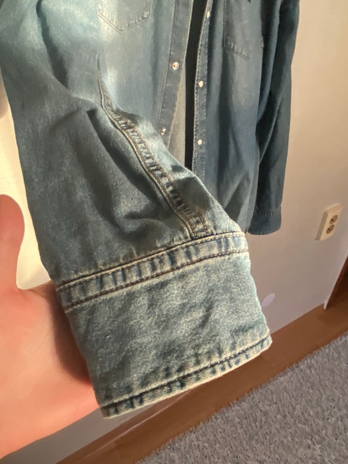 Vintage denim shirt 상품이미지4
