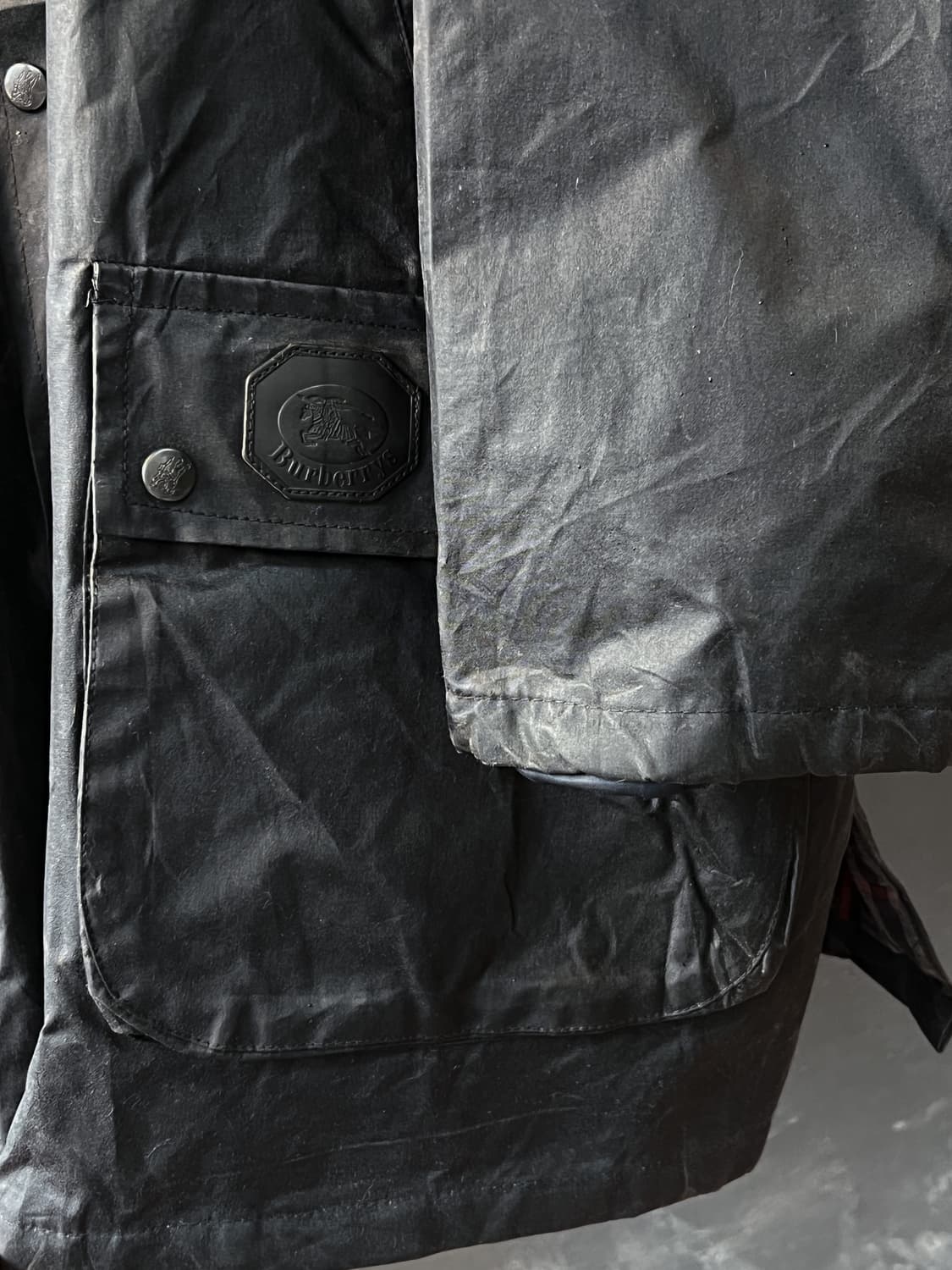 버버리 왁싱자켓 Burberry waxed jacket 상품이미지3