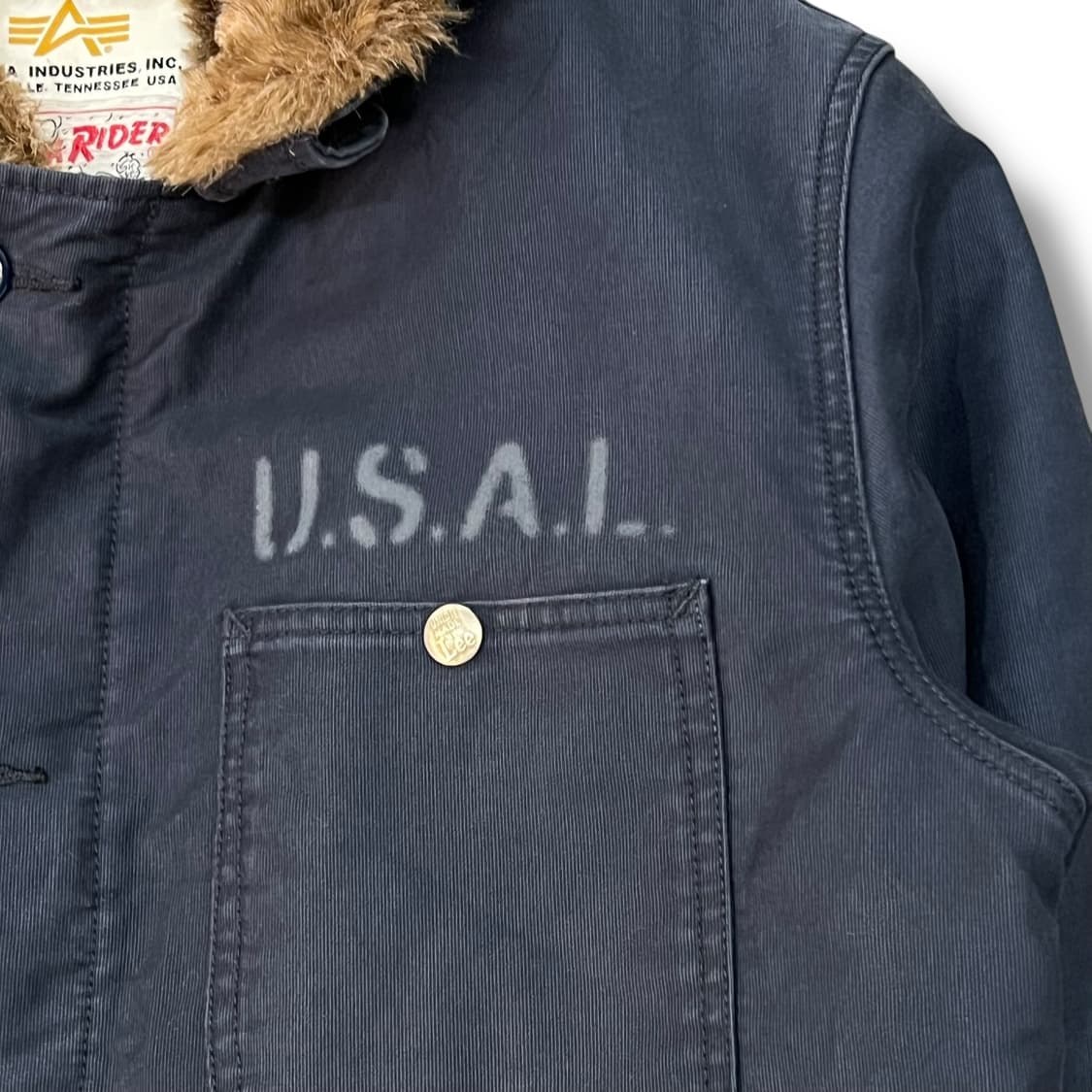  알파인더스트리 x 리 스톰라이더 덱자켓 y13989 상품이미지5