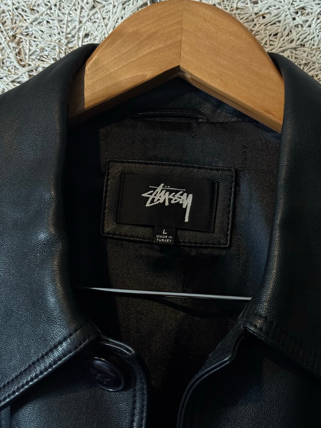 스투시 21AW 레더 자켓  상품이미지4