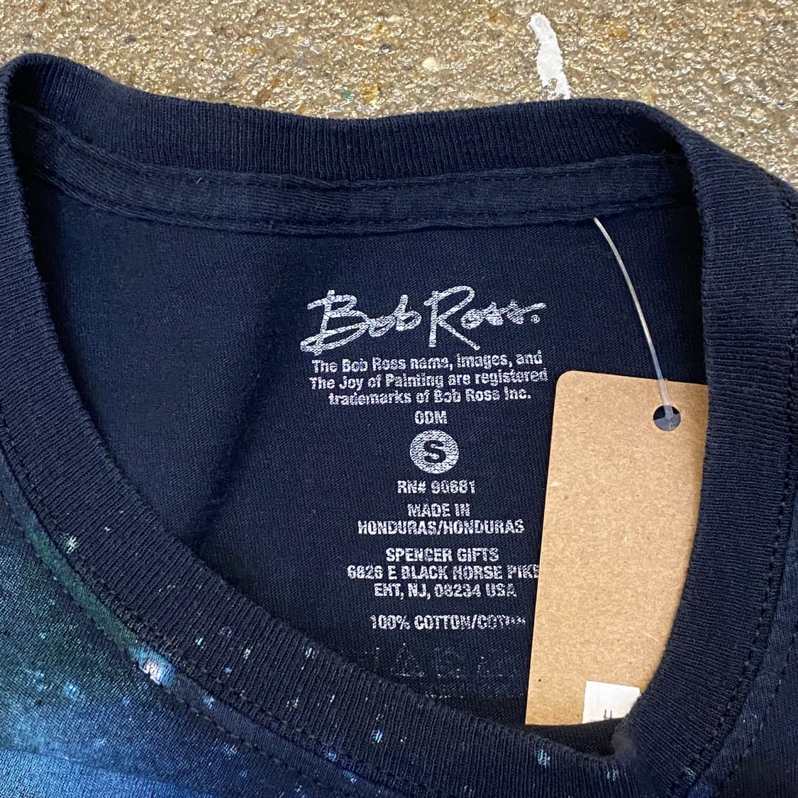 미국 빈티지 밥로스 프린팅 반팔티 상품이미지3