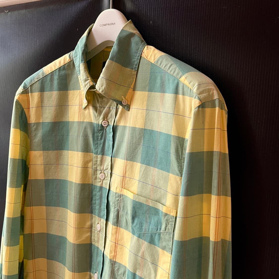 XS) 90s 짓먼 브로스 Made in U.S.A 버튼다운 셔츠 상품이미지3