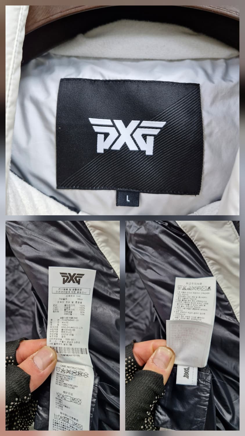 100L PXG 화이트 웰딩 다운 조끼 베스트. 상품이미지9