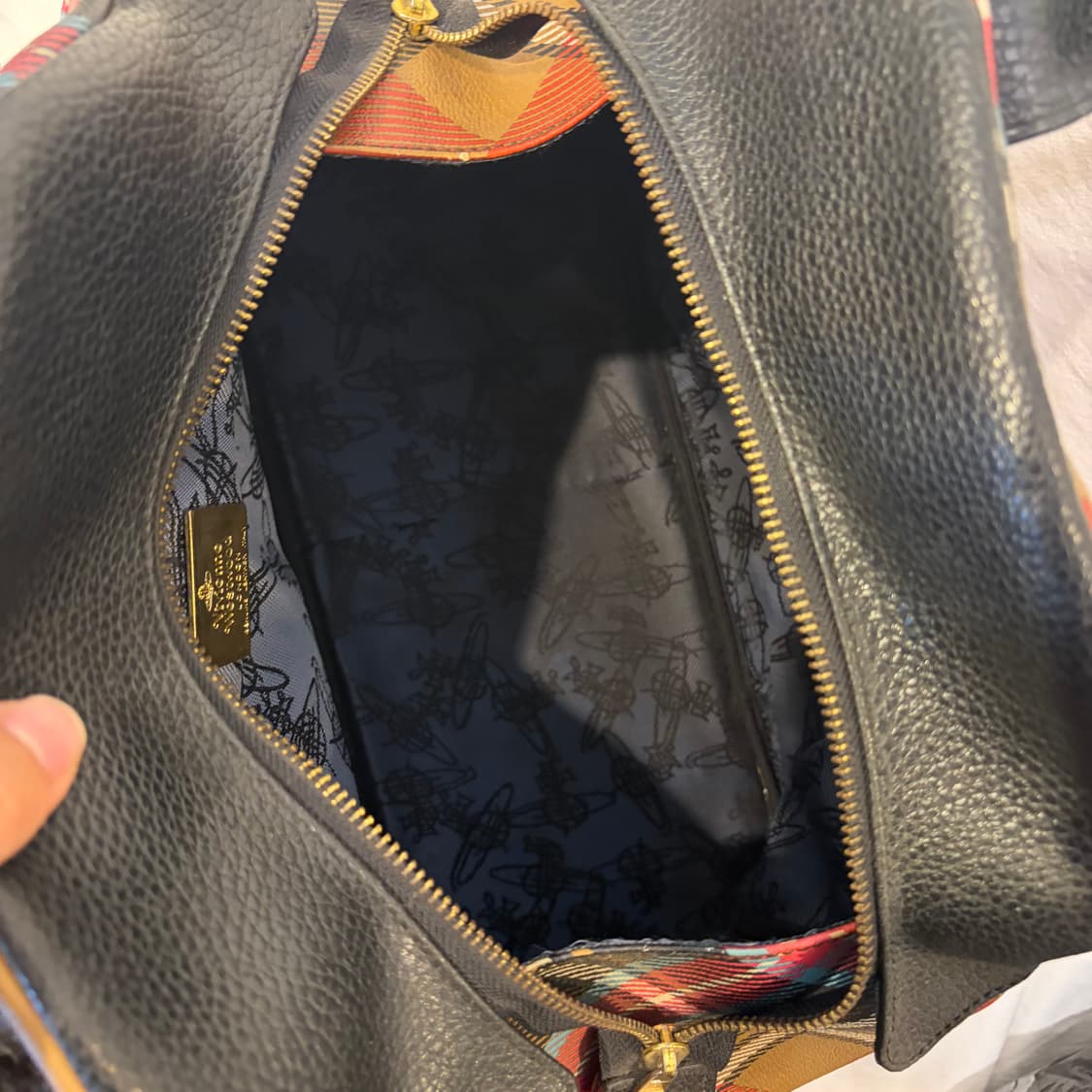 비비안웨스트우드 체크 토트백 가방  상품이미지7