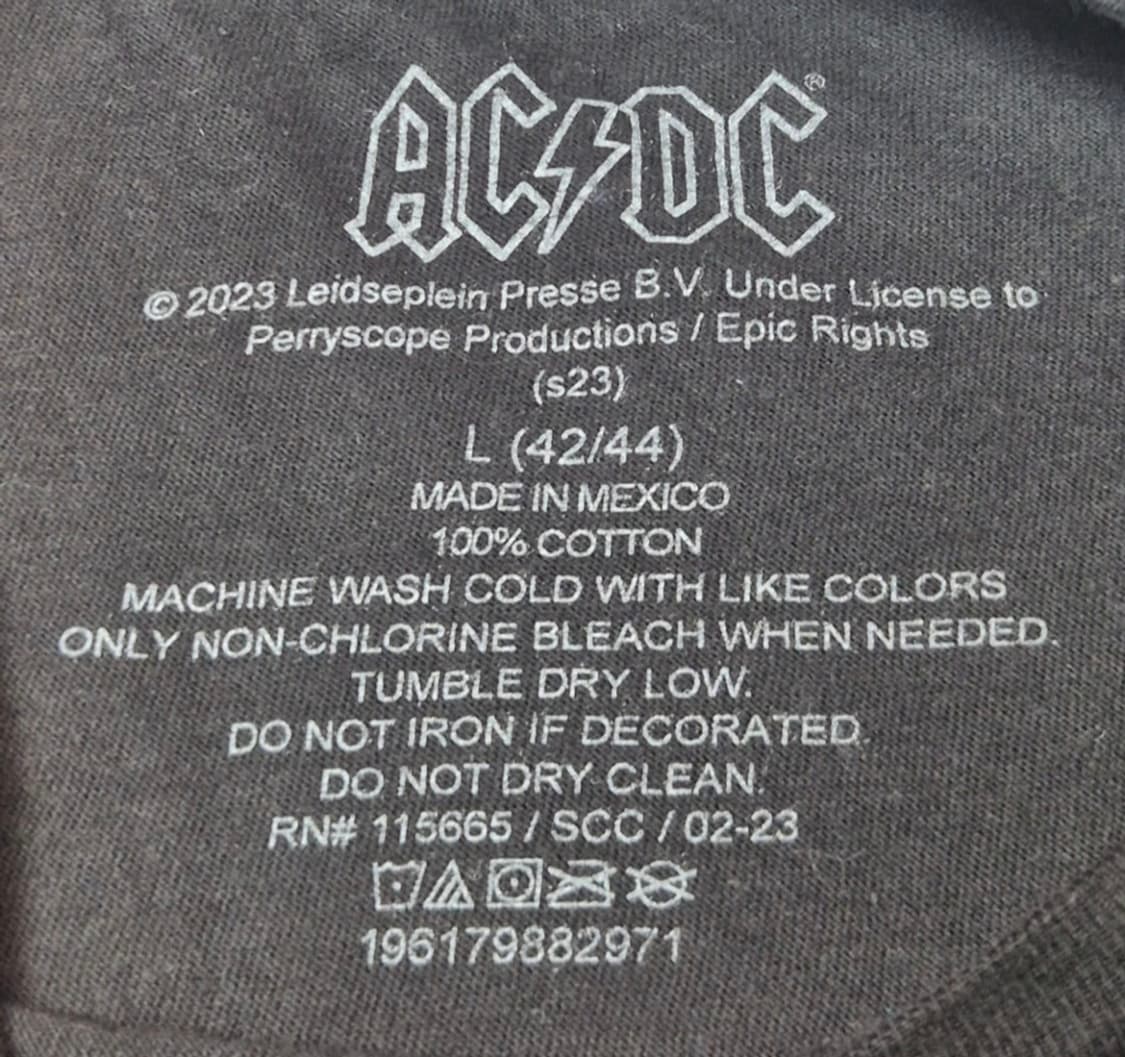 [L] ACDC 오피셜 티셔츠 -150 상품이미지4