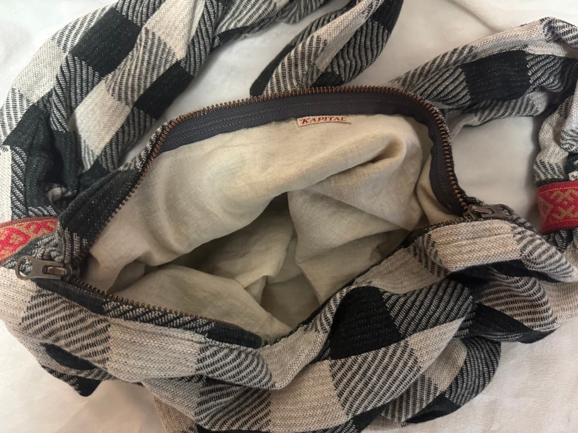 캐피탈 블록체크 스너프킨 백 상품이미지3