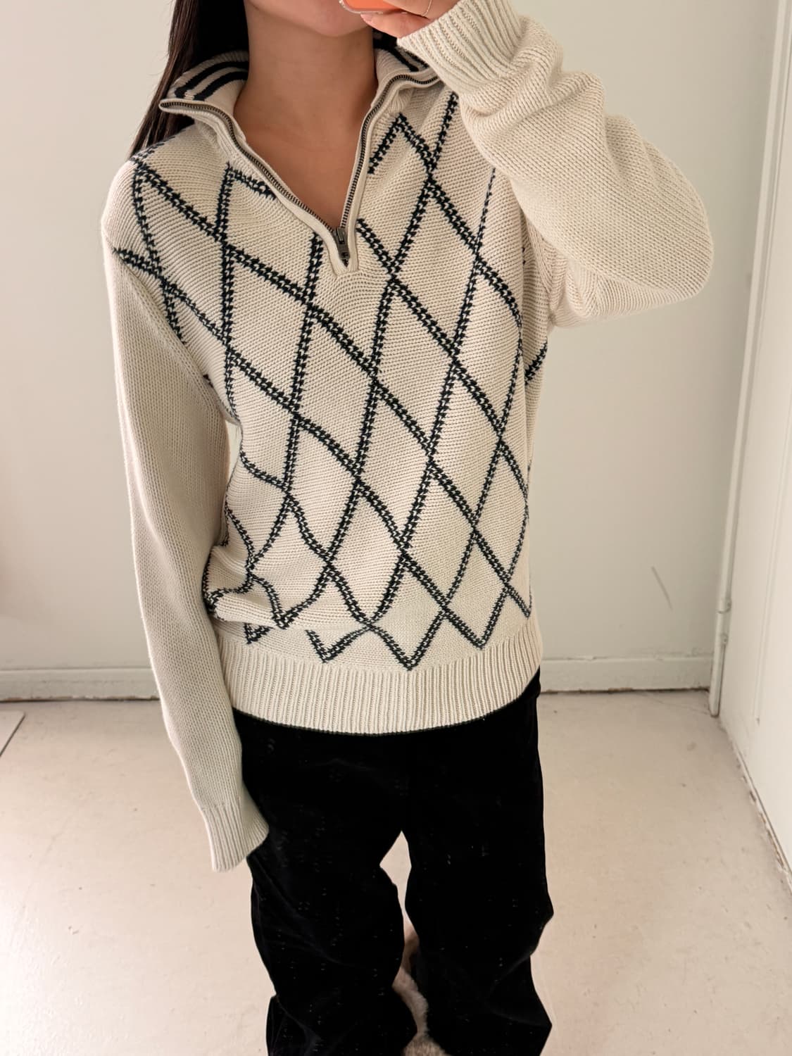 타미힐피거 쿼터 집 니트스웨터 상품이미지2