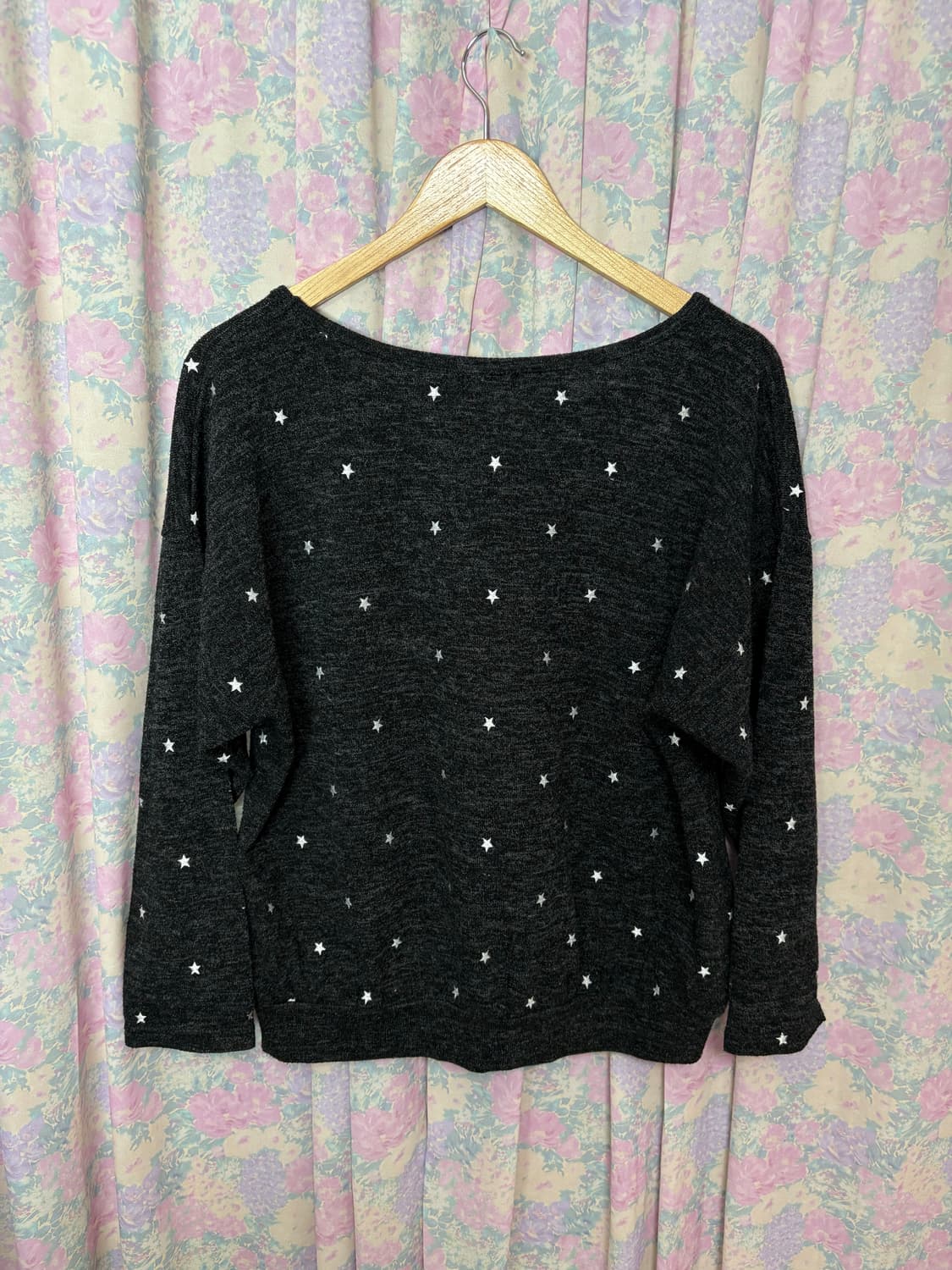 다크그레이 별 패턴 니트 상품이미지8