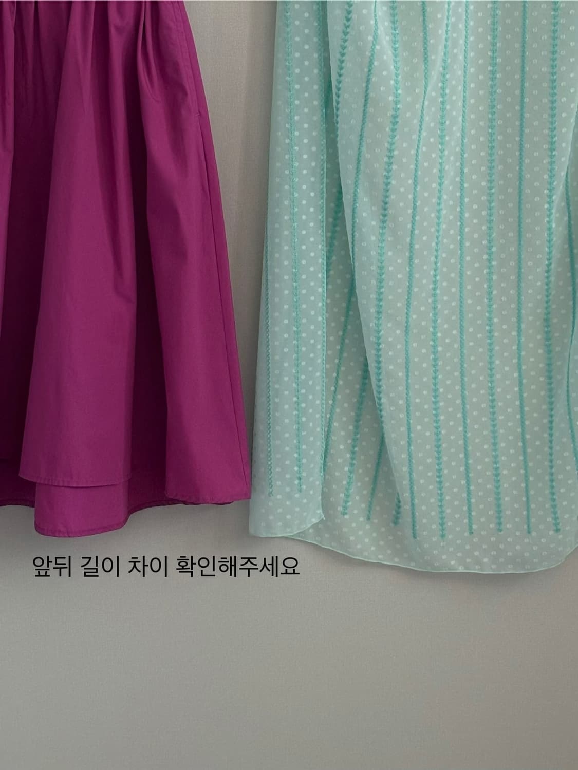 자홍색 스커트 상품이미지3