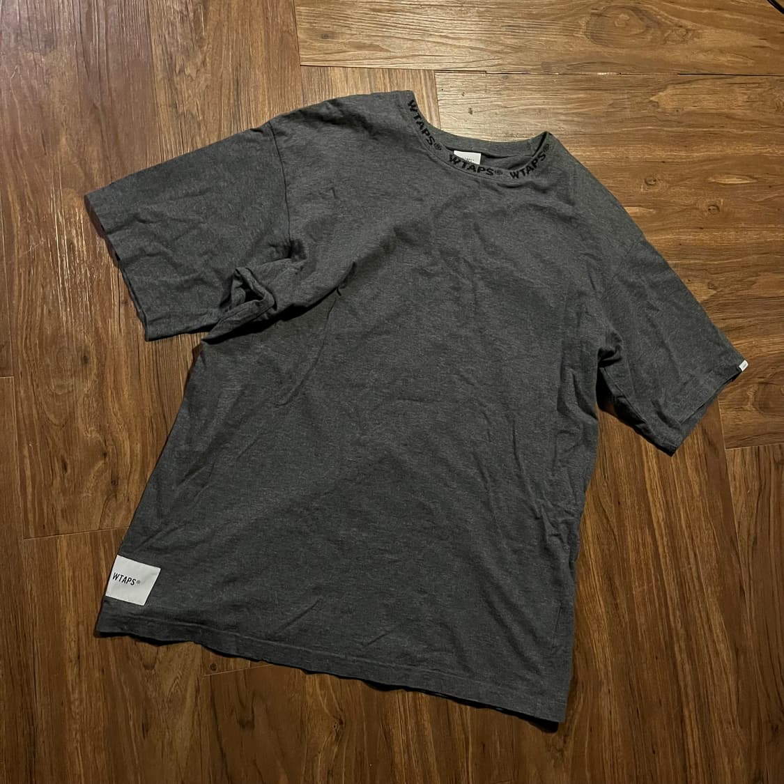 더블탭스 자카드 립 티셔츠 size 3 상품이미지2