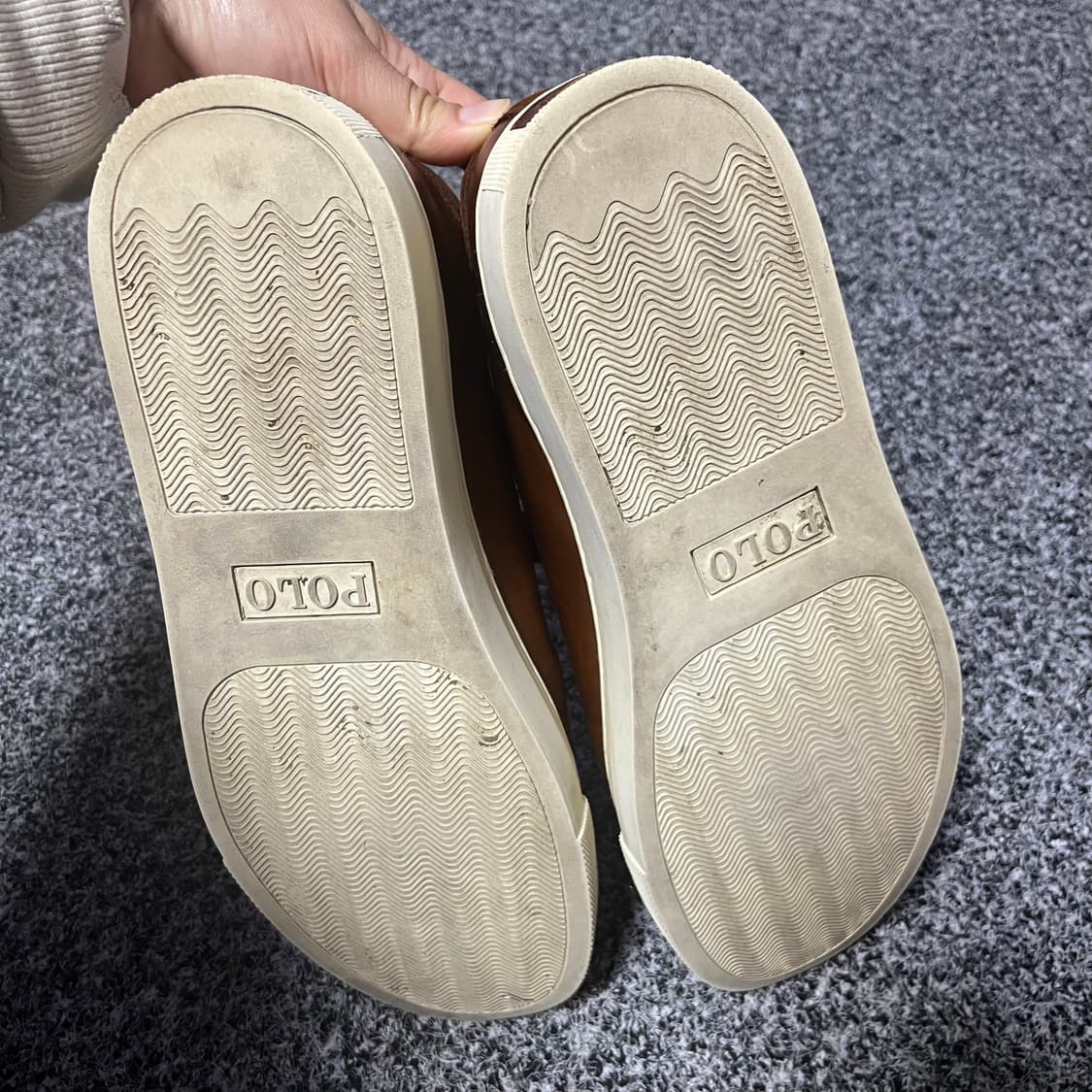 폴로 랄프로렌 가죽 스니커즈 10D 상품이미지3