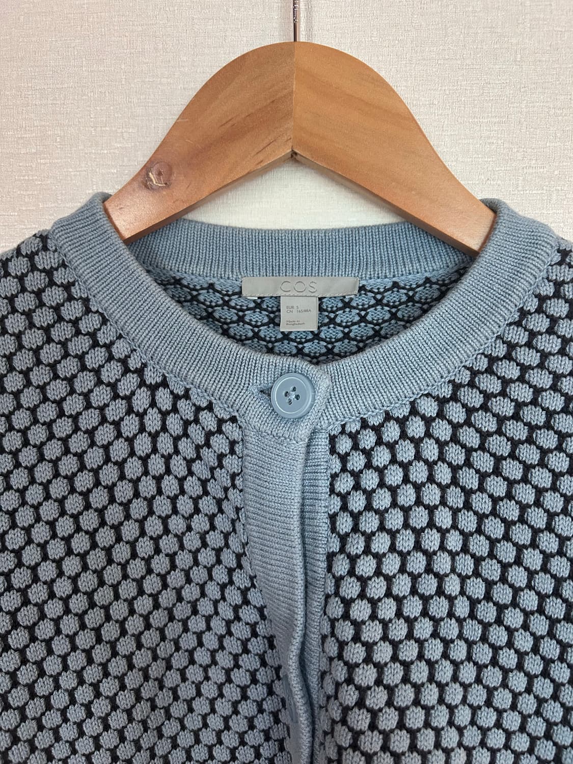 COS 스트럭쳐 슬리브 패턴 가디건 상품이미지3